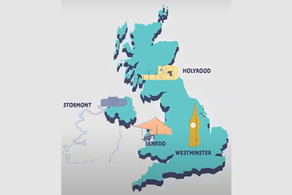 Image showing UK map