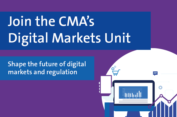 Join the CMA's Digital Markets Unit. Shape the future of digital markets and regulation.