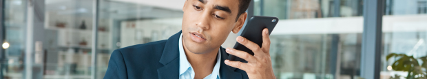 Man on phone call
