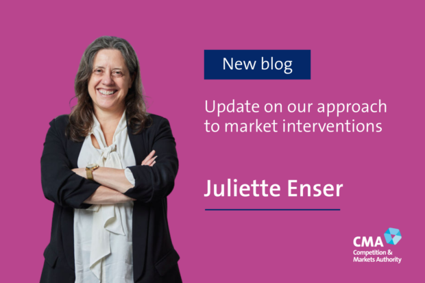 Update on our approach to market interventions